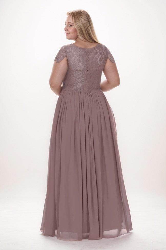 A-Line Maxi Chiffon Bridesmaid Dress CB0764 - COCOMELODY