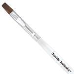 Americanails Brush | Clear Handle Kolinsky Gel #4 Flat