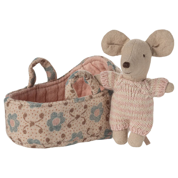 Baby Mouse in Carry Cot