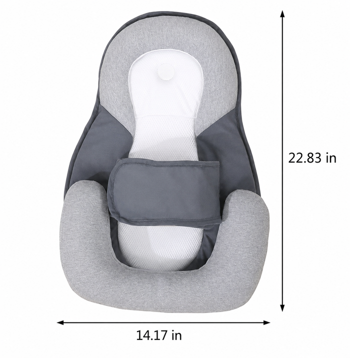 Baby Wedge Pillow | Ergonomic Incline Design | Soft Support Cushion | 0–12 Months