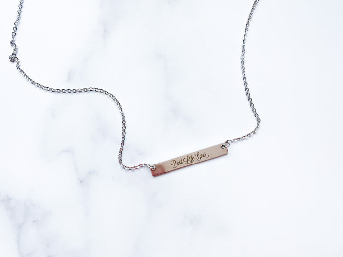 Best Life Ever Necklace - Bar - GINGERS