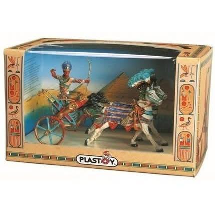 Coffret ramses ii sur son char de guerre figurine Plastoy