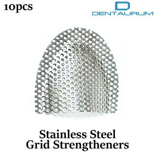 Dental Lab Laboratory Grid Strengthener Plates Dentaurum Stainless Steel 10pcs