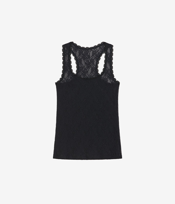 Effortlessly Lace Tank: Night