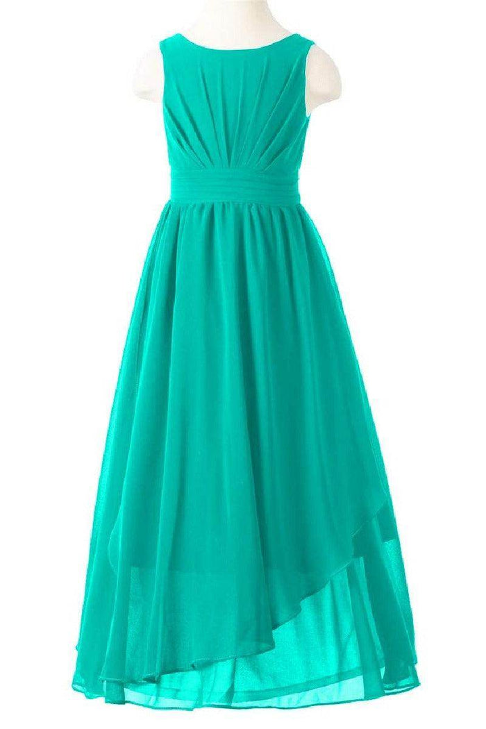 Elegant Chiffon Gown Floor-Length A-Line Dress B078N3KBLQ - COCOMELODY