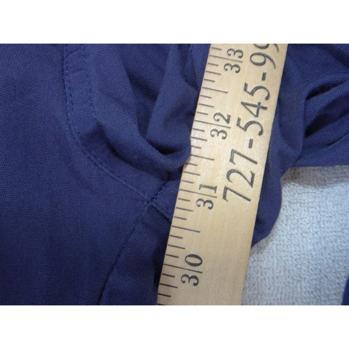 Fundamentals White Swan Brands Navy Blue Cargo Scrub Pants Drawstring Small 35605