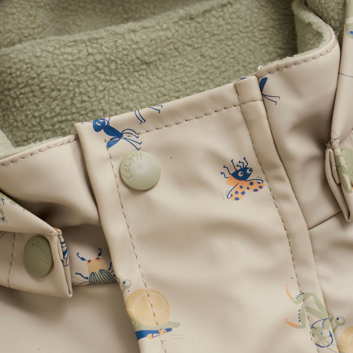 Garden Bugs Rainwear with Suspenders/Fleece (Copy)