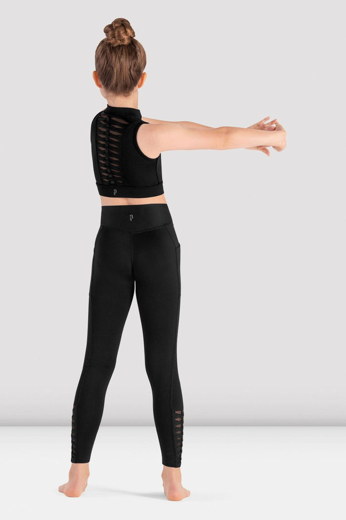 Girls Jacky Zip Front Crop Top - BLOCH EU