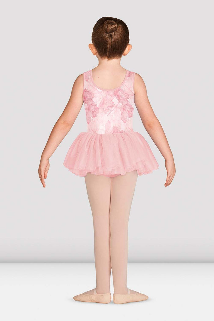 Girls Jasmine Print Tank Tutu Dress