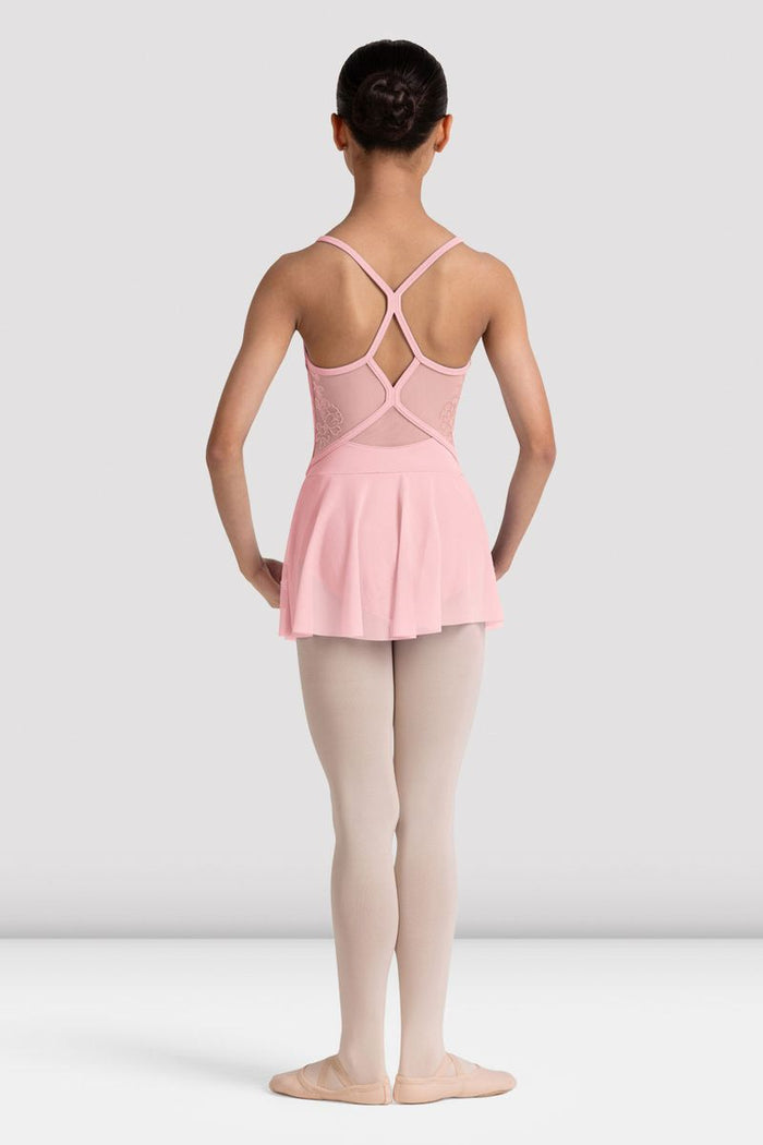 Girls Jesse Floral Skirted Camisole Leotard