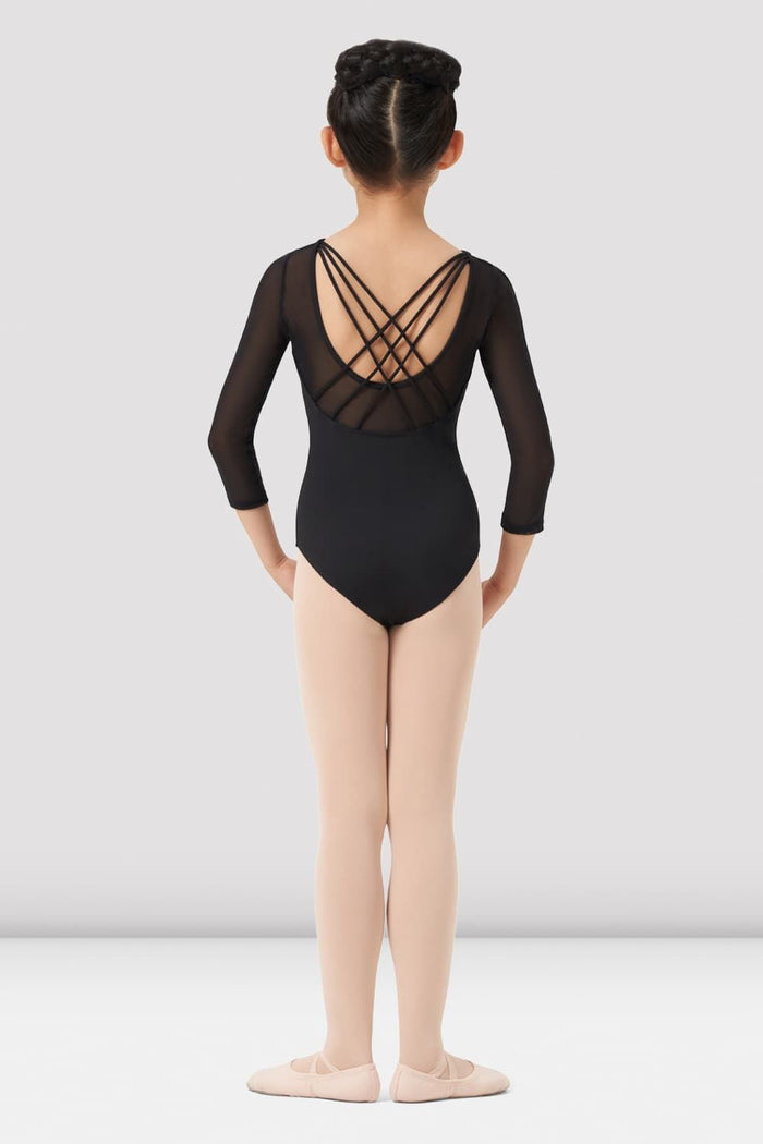 Girls Mirella Paisley 3/4 Sleeve Leotard - BLOCH EU