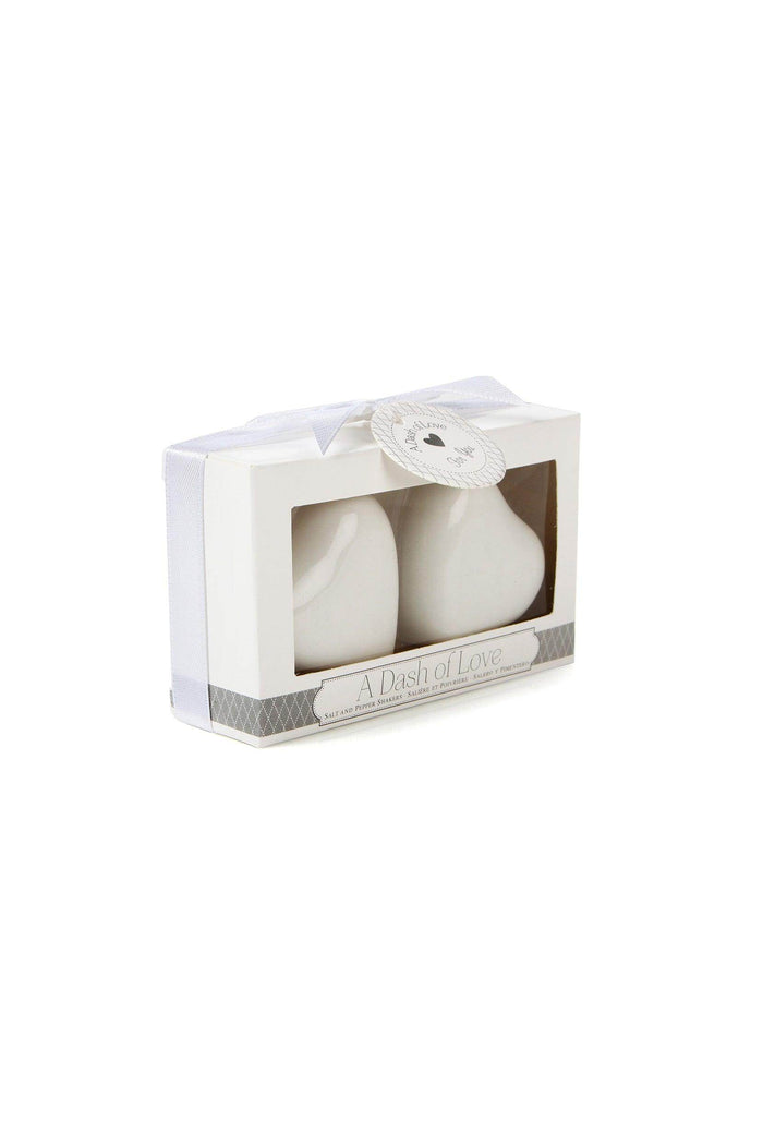 Heart Design Decorative Salt and Pepper Shakers Set for Wedding Souvenir CGF0012 (Set of 6 pcs) - COCOMELODY