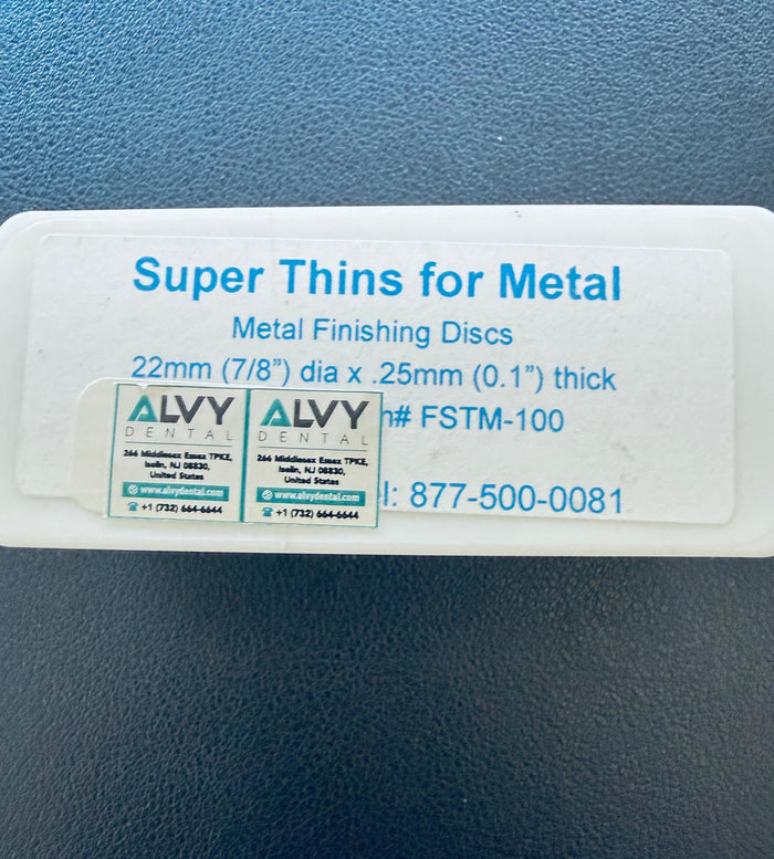 Indenco Super Thins Finishing Disc for Metal 22x.25mm