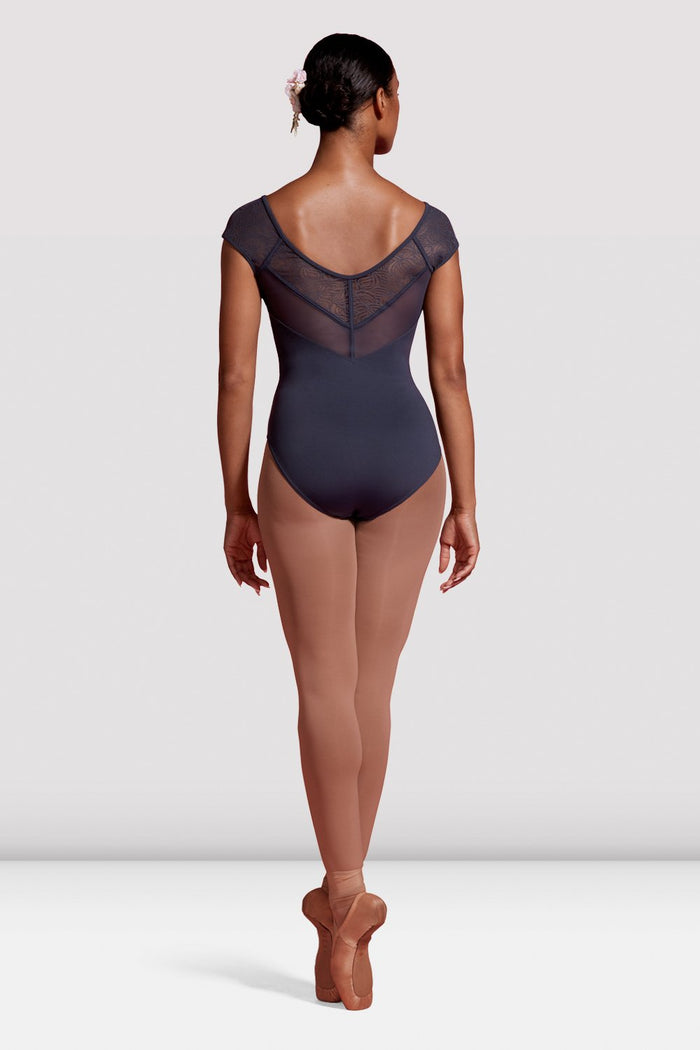Ladies Mirella Seville Mesh Cap Sleeve Leotard