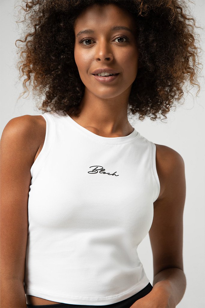 Ladies Tonal Bloch Print Crop Tank - BLOCH EU