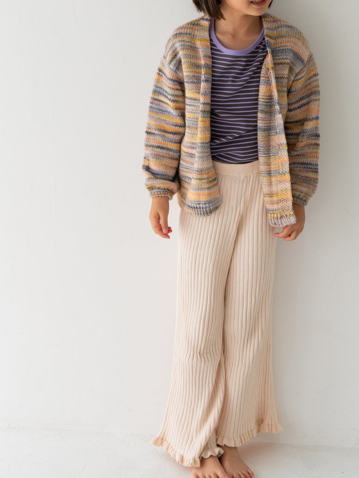 Marble knit cardigan