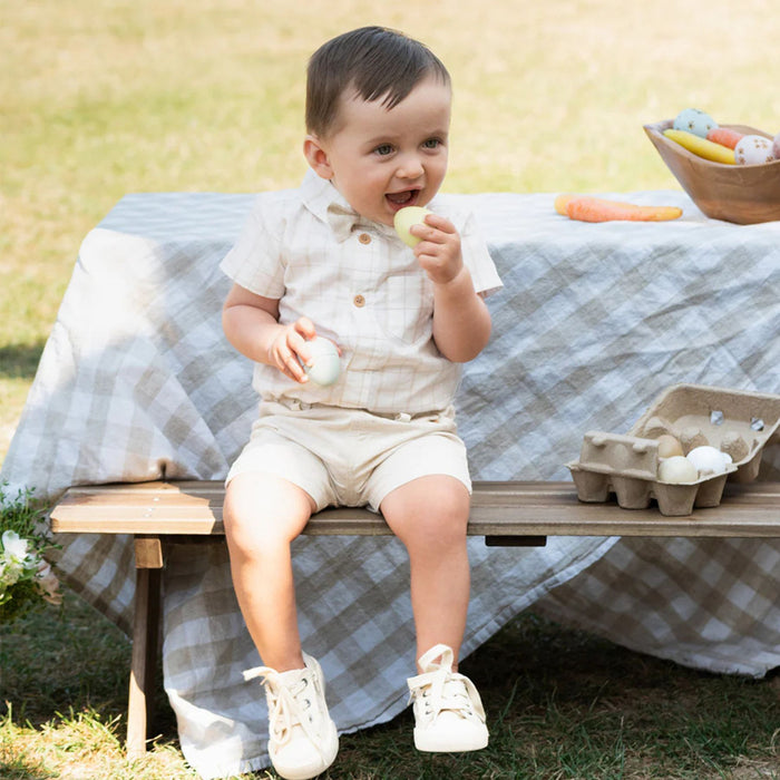 Poplin Shirt + Chambray Short Set