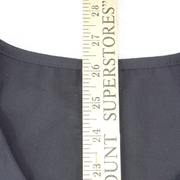 ScrubStar Womens Black V Neck Short Sleeve Scrub Top Pockets Size Medium4