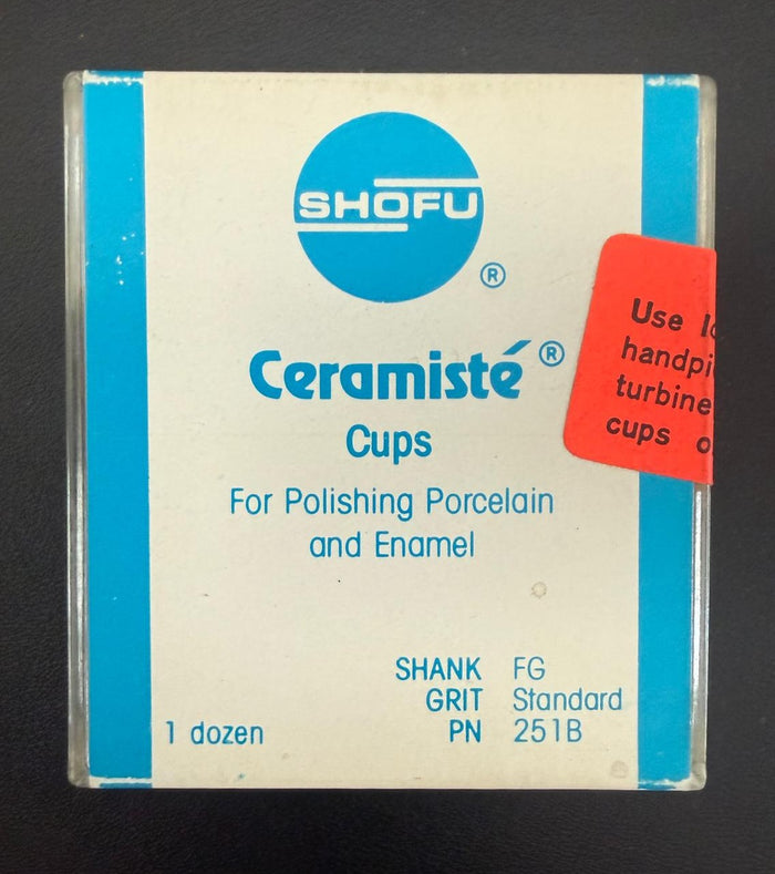 Shofu Ceramiste Cups – FG 251B (Standard/Pre-Polish)