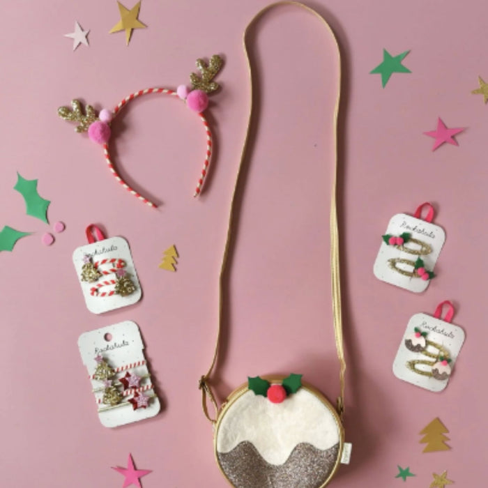 Stripy Christmas Tree Clips
