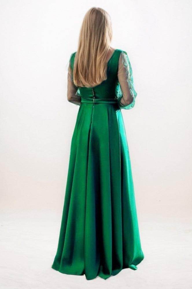 Trumpet-Mermaid Maxi Elastic Silk like Satin Prom Dress CS0698 - COCOMELODY
