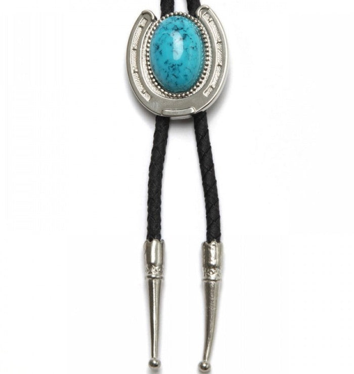 Turquoise Horseshoe Bolo