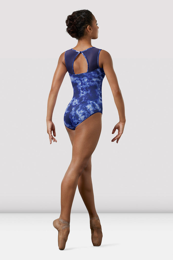 Tween Mirella Watercolour High Neck Leotard - BLOCH EU