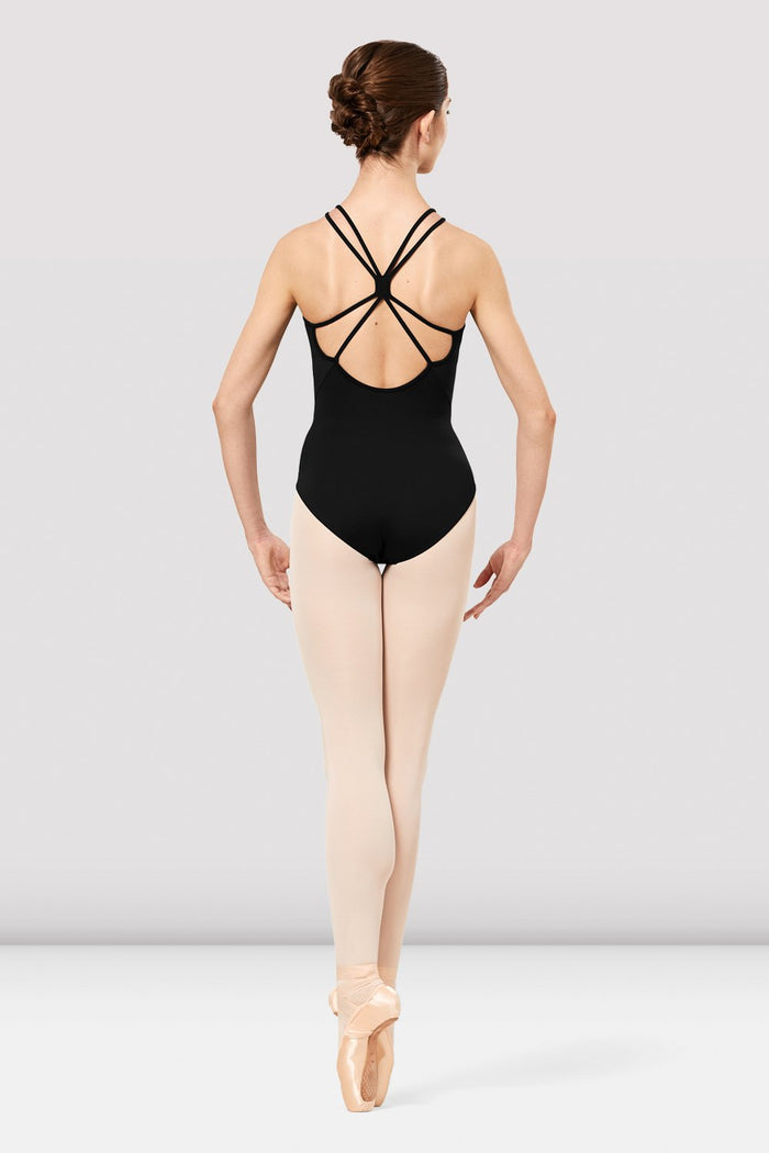 Tween Sora Mesh Cross Back Embroidered Leotard