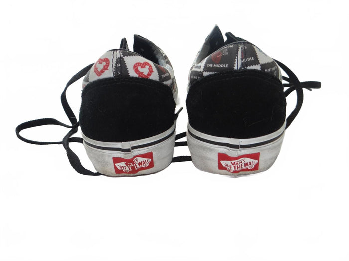 Vans Men's Black and Patterned Sneakers6
