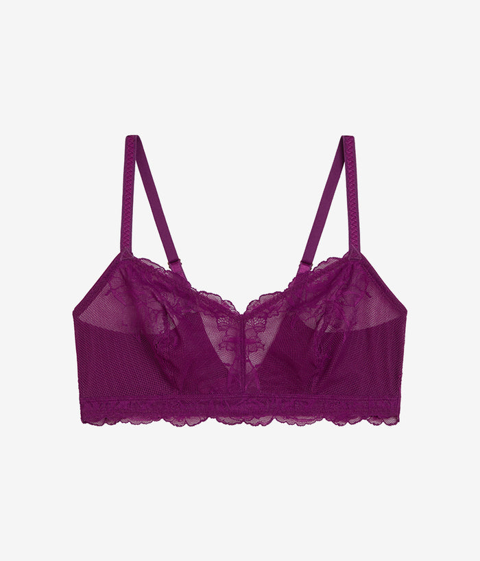 Vivid Attraction Bralette: Dark Purple