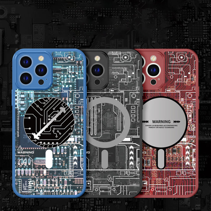 2022 Punk Style Magnetic Mobile Case Cover