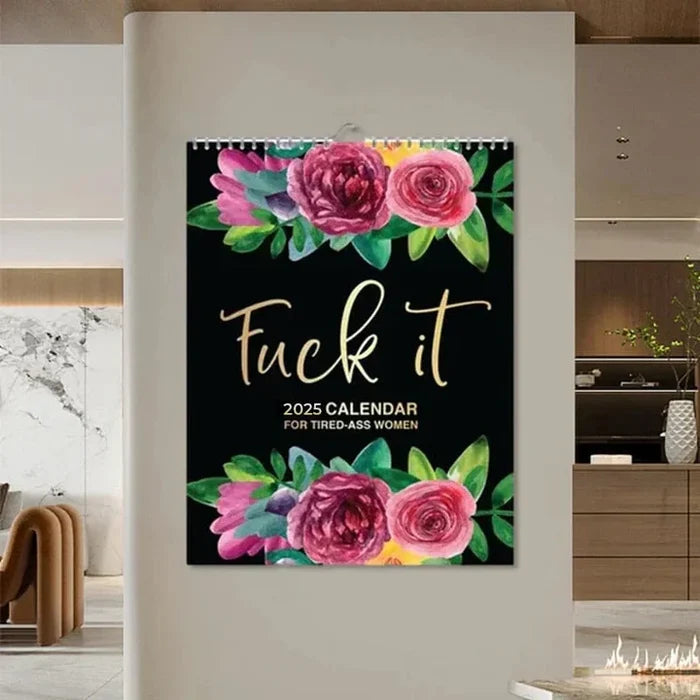 Red B - Wall Calendar