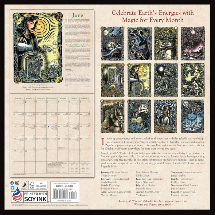 2025 Witches Calendar