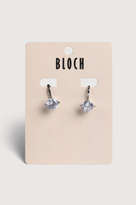8mm Crystal Clip-on Earrings - BLOCH EU