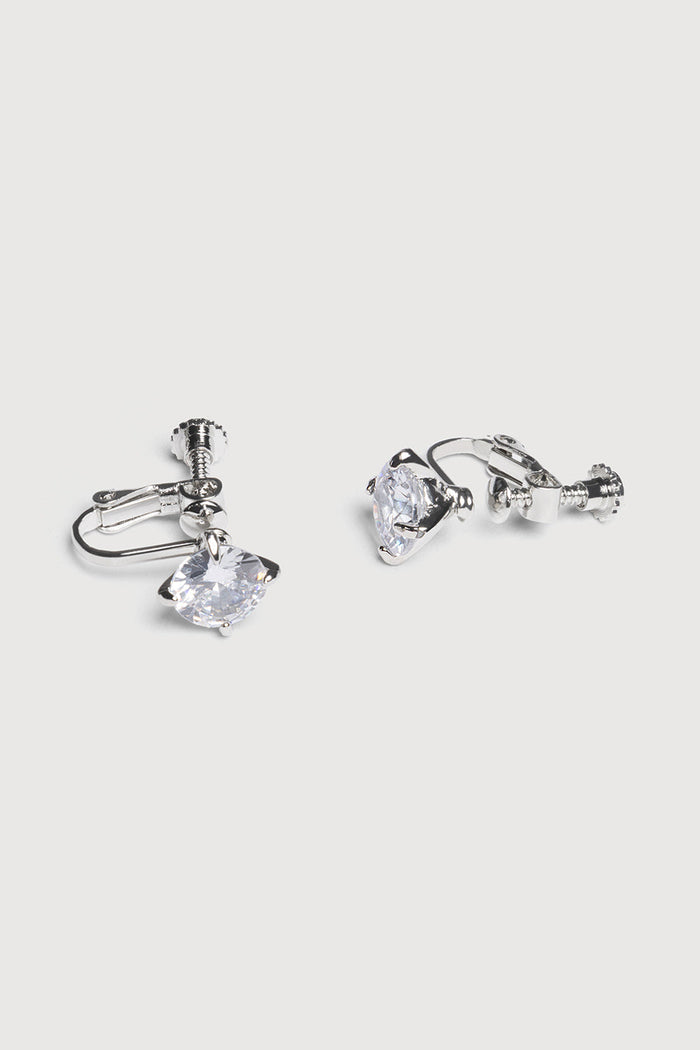 8mm Crystal Clip-on Earrings - BLOCH EU