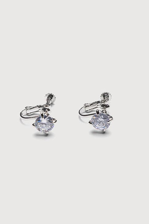 8mm Crystal Clip-on Earrings - BLOCH EU