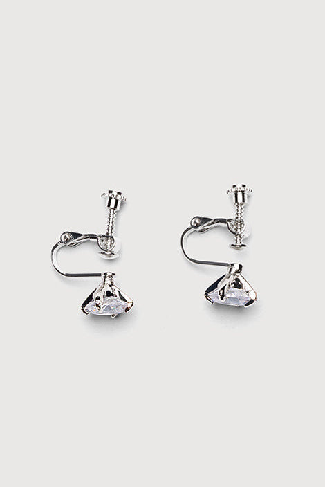 8mm Crystal Clip-on Earrings - BLOCH EU