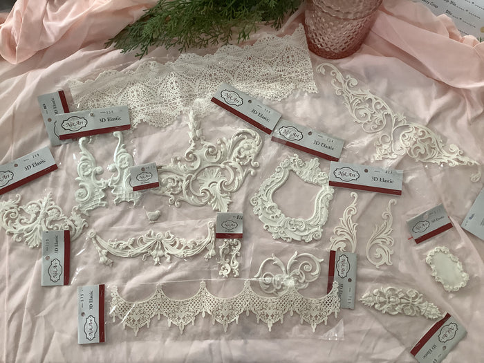 Nik·Art Embellishment Bundle No. 3 — Large (16 Pieces) | Rare European Decorative Castings