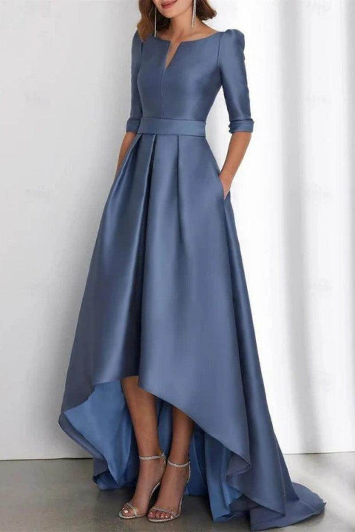 A Line Off The Shoulder Sleeveless Ankle Length Mother Dresses CM0337 - COCOMELODY