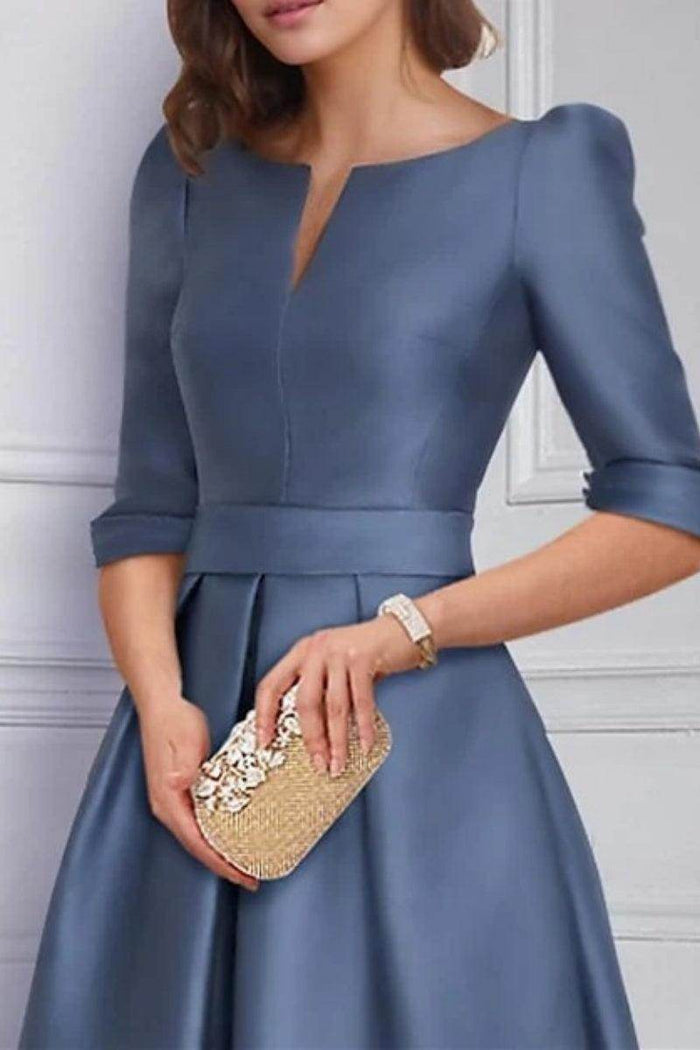 A Line Off The Shoulder Sleeveless Ankle Length Mother Dresses CM0337 - COCOMELODY