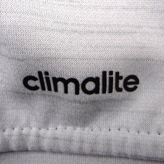 Adidas Mens Climalite Full Zip Track Jacket Gray Space Dye Mock Neck XL5