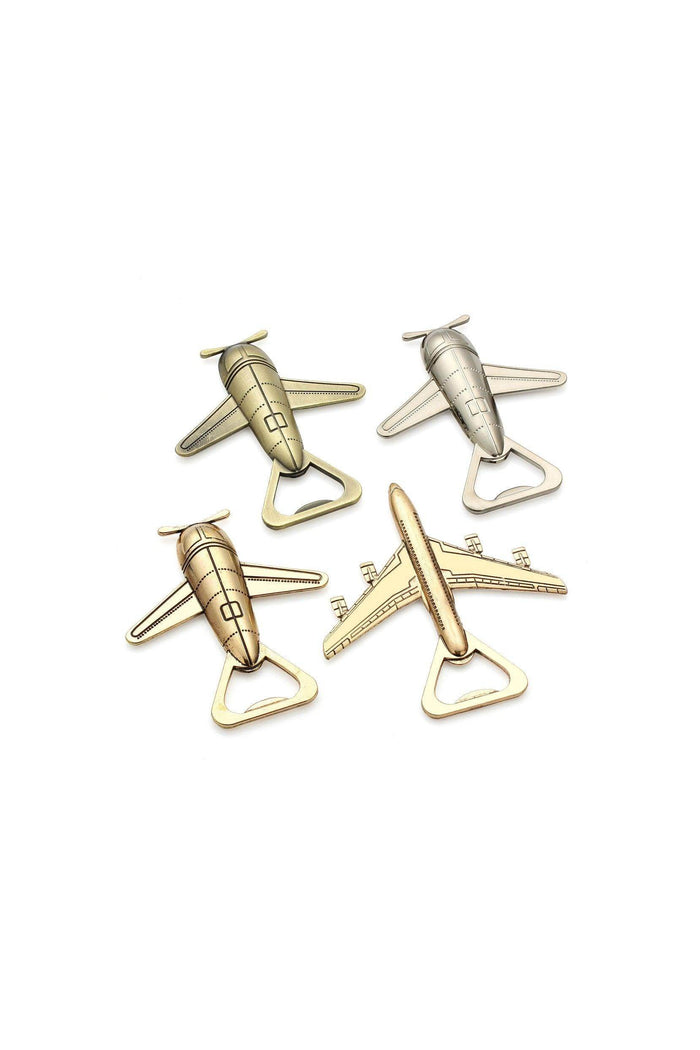 Airplane Bottle Opener Party Favor Wedding Birthday Gift Boxed CGF0055 (Set of 6 pcs) - COCOMELODY