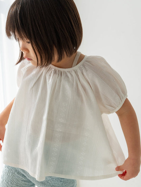 Airy gather blouse