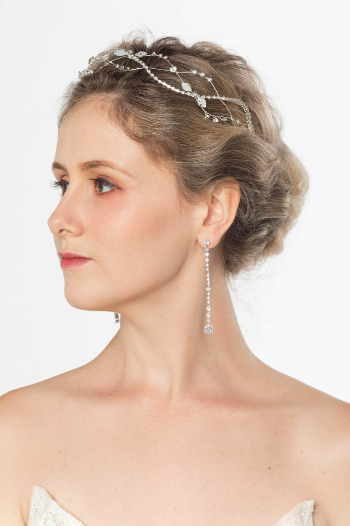 Alloy Headbands with Rhinestone CH0386 - COCOMELODY