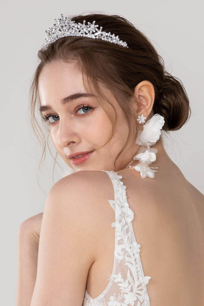 Alloy Tiaras with Crystals CH0367 - COCOMELODY