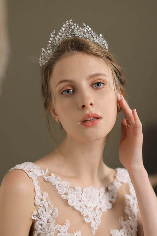 Alloy Tiaras with Rhinestone CH0388 - COCOMELODY