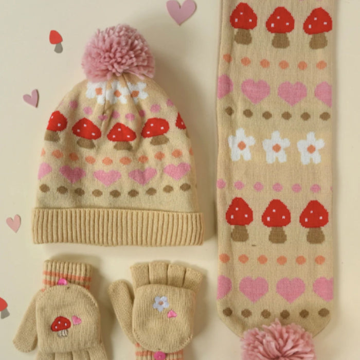 Alpine Fairisle Knitted Scarf