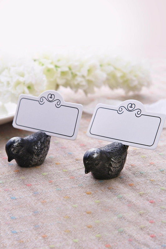 Antiqued Bird Place Card Holder CGF0205 (Set of 6 pcs) - COCOMELODY