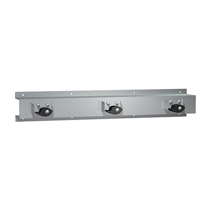 ASI 0796-3 Mop Holders Rack Surface Mounted - Satin - Prestige Distribution