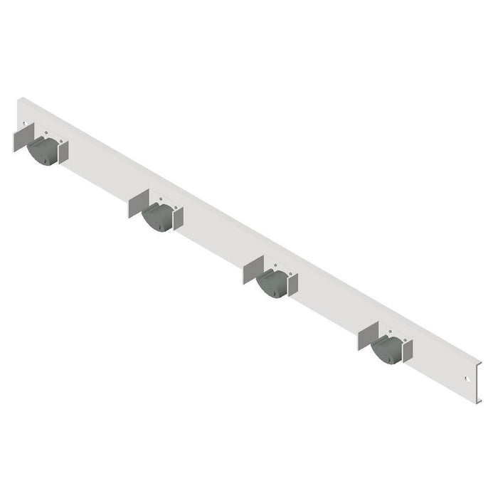 ASI 0796-4 Mop Holders Rack Surface Mounted - Satin - Prestige Distribution